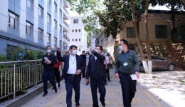 副市长向秀亮一行来我院进行安全生产检查