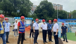湖南省卫生健康委医政医管处二级调研员李世忠到湖医附一医院现场调研